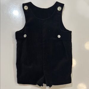 Imp Original Velvet Black Kids Overalls
